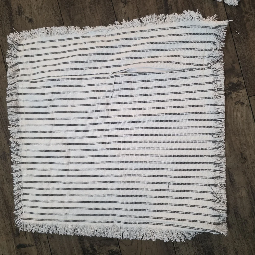 * Pillow Covers 18x18, Striped Covers with Fringe Chic, Decor, Farm,‎ Bojo Style